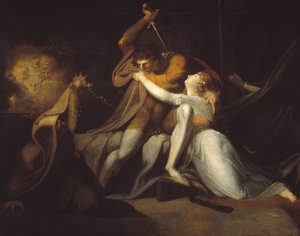 ウルマのエンチャントからベリサンを届けるパーシバル 作： Johann Heinrich Füssli